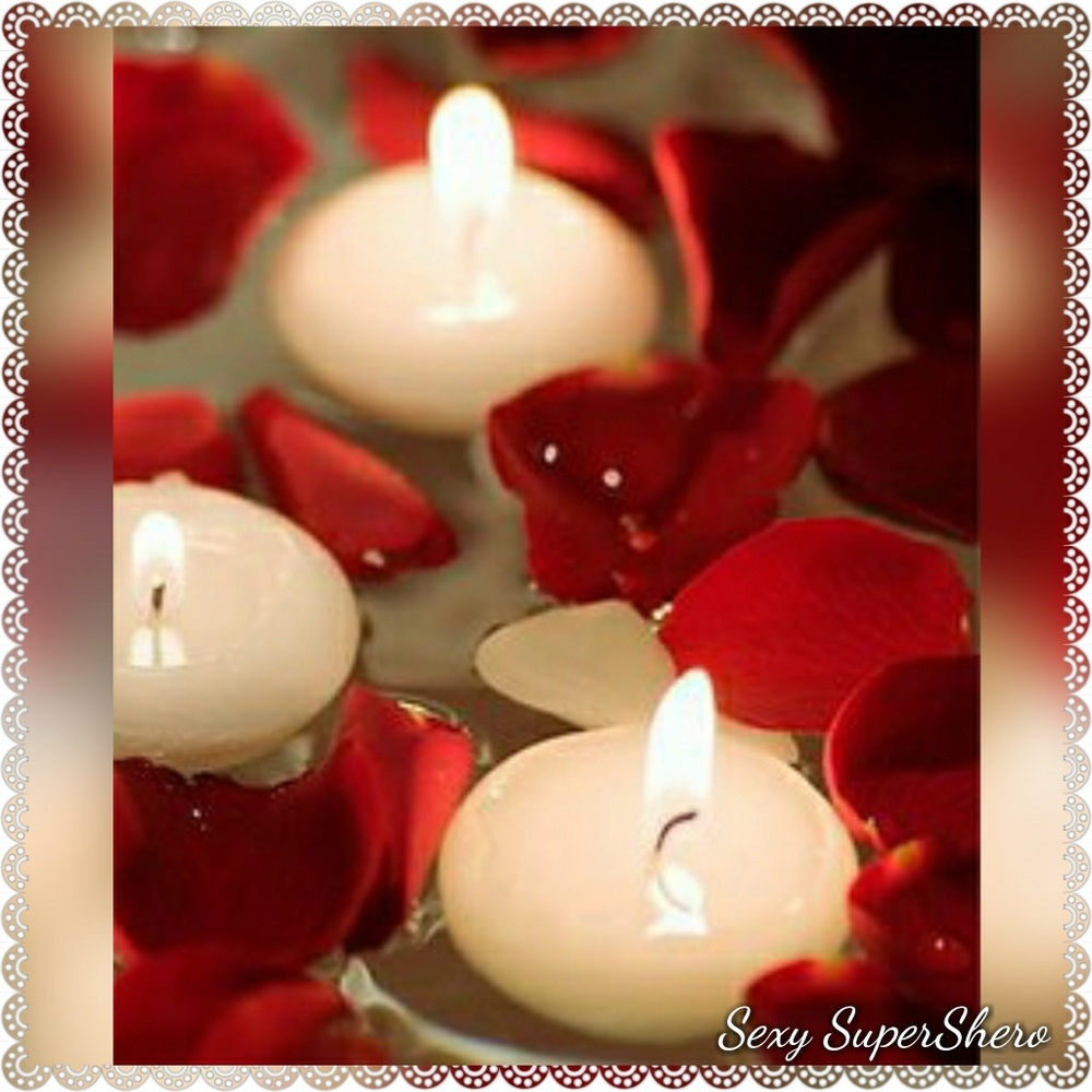 🌹 🕯 Romantic Dinner Setting Home Candle Rose Kit - Picture 4 of 8